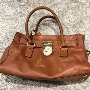 Michael Kors Brown Leather Handbag